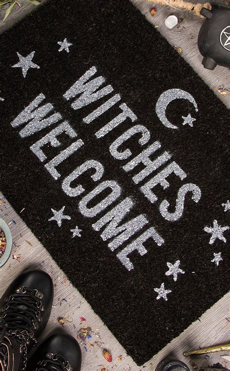 Enhance Your Halloween Decor with a Witchy Doormat